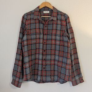 Saint Laurent FW '21 Plaid Checked Wool Flannel